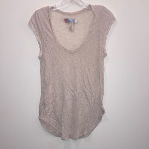 Free People Beach Linen Blend T-Shirt